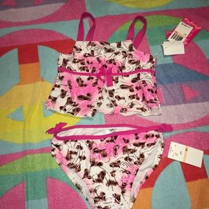 Girls 2 piece bathing suit